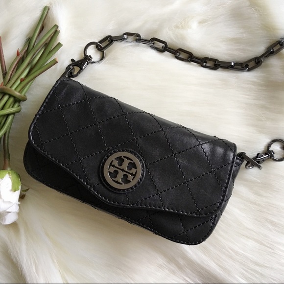 Tory Burch Handbags - Tory Burch Quilted Leather Crossbody Bag
